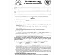 Mietvertrag für Wohnraum-Mietverhältnisse (Papierversion) Frontalansicht