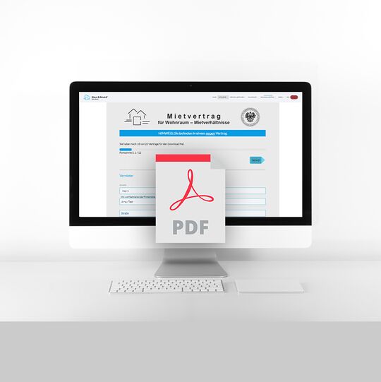 Online Wohnraummietvertrag